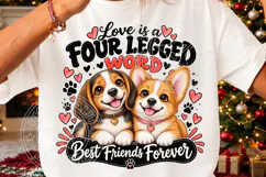 Love Is a Four Legged Word PNG Product Image 3