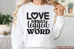 Love is a fur legged word SVG,Dog SVG Designs Product Image 1