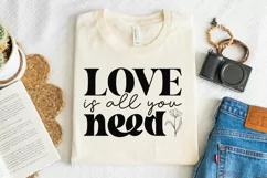 Love Is All You Need Sleeve SVG, Inspirational SVG Design Product Image 3