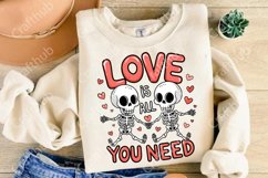 Love Is All You Need Png, Valentine&#039;s Day Love Quotes Png Product Image 3