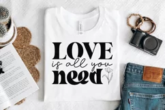 Love Is All You Need Sleeve SVG, Inspirational SVG Design Product Image 2