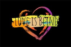 Vector image with the words LOVE IS BLIND SVG Product Image 3