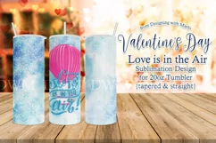 Love is in the Air 20oz Valentine Tumbler Design Product Image 1