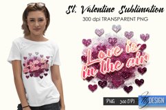 st Valentines Day Sublimation, Love Quotes Sublimation PNG Product Image 19