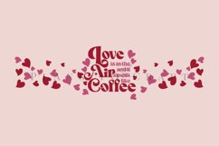 love is in the air coffee glass wrap svg glass mug svg presized for 11oz and 15oz glass ready to cut and sublimation files