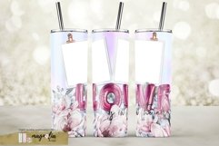 love is in the air Valentines day photo tumbler wrap design Product Image 1