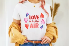 love is in the air png on shirt