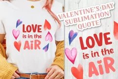 love is in the air png on shirt
