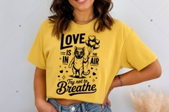 Love is in The Air Try Not To Breathe SVG PNG, Funny Cat Product Image 5