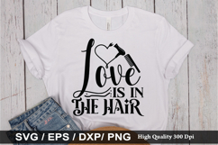 Hairdresser SVG Design -Keep calm and let me fix your hair Product Image 4