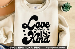Love is kind SVG - Mental Health Design Product Image 1