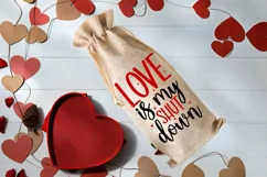 Love is my shut down SVG, Valentine's Day SVG Design Product Image 2