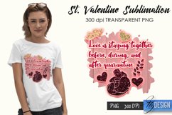 st Valentines Day Sublimation, Love Quotes Sublimation PNG Product Image 7