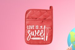 Love is sweet SVG, Teacher Potholder SVG Design Product Image 2
