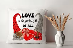 Love Is the Greatest Gift Of All | Valentines Gnomes Print Product Image 5