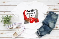 Love Is the Greatest Gift Of All | Valentines Gnomes Print Product Image 4