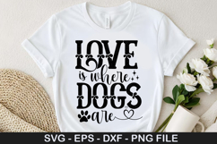Dog Love SVG Design - My dog is my bestie Product Image 2
