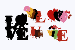 Love topper 3D SVG Product Image 4