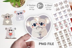 Sticker Love Koala Product Image 1