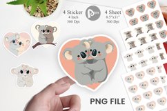 Sticker Love Koala Product Image 1