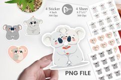 Sticker Love Koala Product Image 1