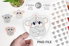 Sticker Love Koala Product Image 1