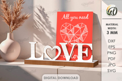 Love Decors Bundle Laser Cut. Home Decor SVG Product Image 2