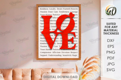 Love Decors Bundle Laser Cut. Home Decor SVG Product Image 10