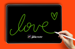 Sequin Line Procreate Brush Product Image 3