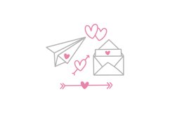 Love Letters SVG Cut File Product Image 1