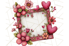Romantic Valentine Letters, Cards, Envelopes, Mailboxes PNG Product Image 3