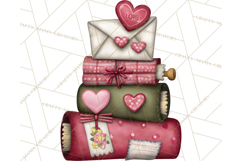 Romantic Valentine Letters, Cards, Envelopes, Mailboxes PNG Product Image 5