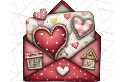 Romantic Valentine Letters, Cards, Envelopes, Mailboxes PNG Product Image 5