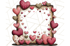 Romantic Valentine Letters, Cards, Envelopes, Mailboxes PNG Product Image 3