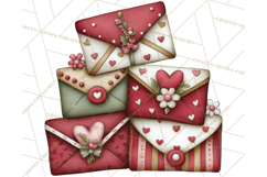 Romantic Valentine Letters, Cards, Envelopes, Mailboxes PNG Product Image 5