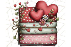 Romantic Valentine Letters, Cards, Envelopes, Mailboxes PNG Product Image 5