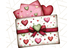 Romantic Valentine Letters, Cards, Envelopes, Mailboxes PNG Product Image 3
