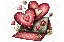 Romantic Valentine Letters, Cards, Envelopes, Mailboxes PNG Product Image 4