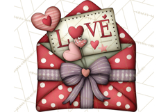 Romantic Valentine Letters, Cards, Envelopes, Mailboxes PNG Product Image 4