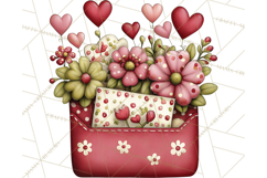 Romantic Valentine Letters, Cards, Envelopes, Mailboxes PNG Product Image 3
