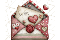 Romantic Valentine Letters, Cards, Envelopes, Mailboxes PNG Product Image 2