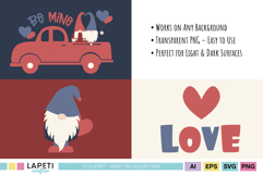 Valentine gnomes for stickers and planners