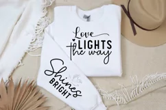 Love Lights The Way Sleeve SVG, Christian SVG Design Product Image 2