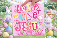 Love Like Jesus PNG, He is Risen Easter PNG, Christian PNG Product Image 3