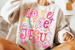 Love Like Jesus PNG, He is Risen Easter PNG, Christian PNG Product Image 5