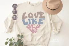 Love Like Jesus Heart SVG by Mastilo Designs