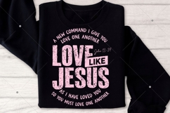 Love Like Jesus SVG PNG, Boho Valentine Floral SVG Product Image 8