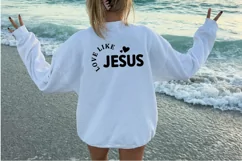 Love like Jesus SVG , Bible Verse Quotes SVG , Church SVG Product Image 3