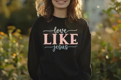 Love Like Jesus SVG, Christian SVG Design, Faith SVG Product Image 2