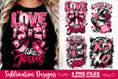Sarcastic Valentine PNG Funny Sublimation 4 Designs Product Image 2